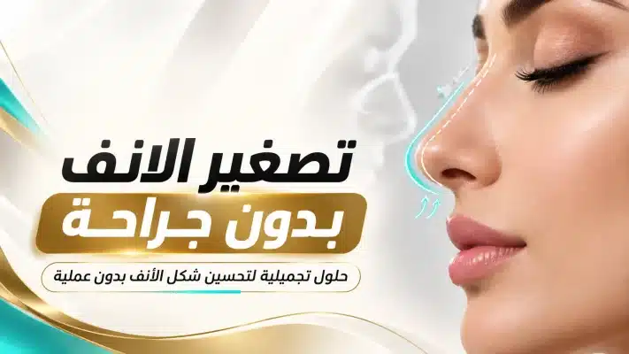 Read more about the article تصغير الانف بدون جراحة: هل يمكن جعل الأنف يبدو أصغر فعلًا؟