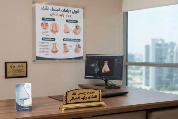 You are currently viewing أفضل جراح تجميل الأنف مع الدكتور وليد الجبالي | دليلك لاختيار أفضل دكتور أنف