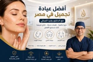 أفضل عيادة تجميل في مصر مع الدكتور وليد الجبالي | جراحات تجميل آمنة ونتائج طبيعية
