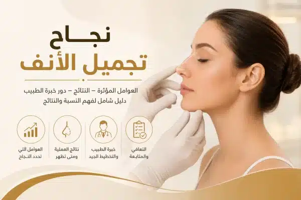 You are currently viewing نجاح تجميل الأنف: دليل شامل لفهم النسبة والنتائج