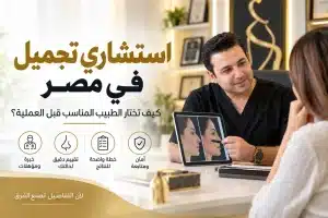 استشاري تجميل في مصر | كيف تختار جراح التجميل المناسب؟
